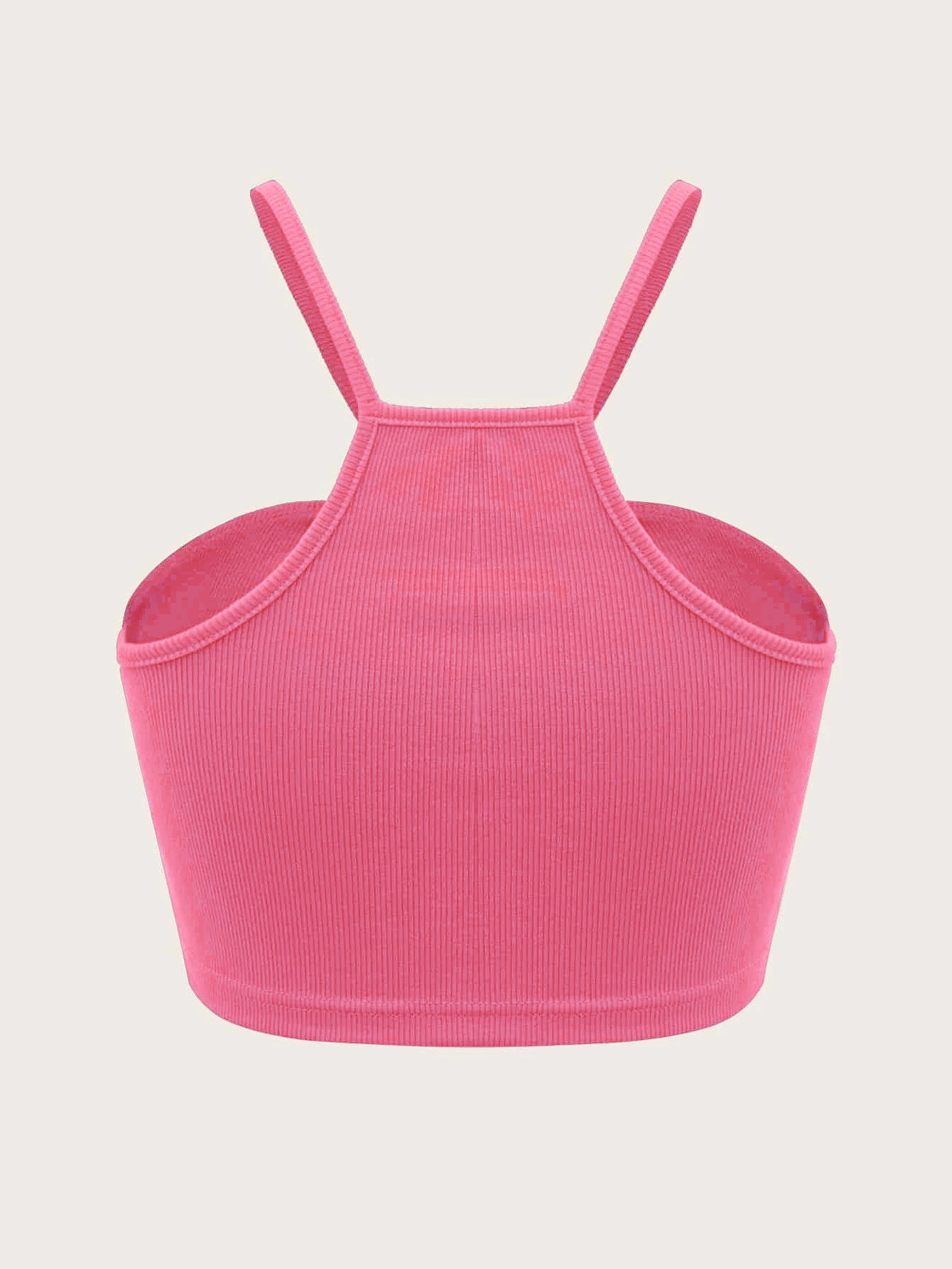 2025 new slim-fitting ultra-short heart-shaped sleeveless vest suspender versatile top