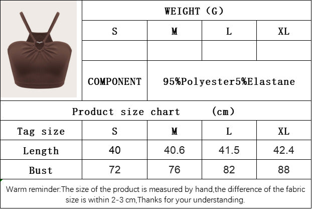 2025 new slim-fitting ultra-short heart-shaped sleeveless vest suspender versatile top