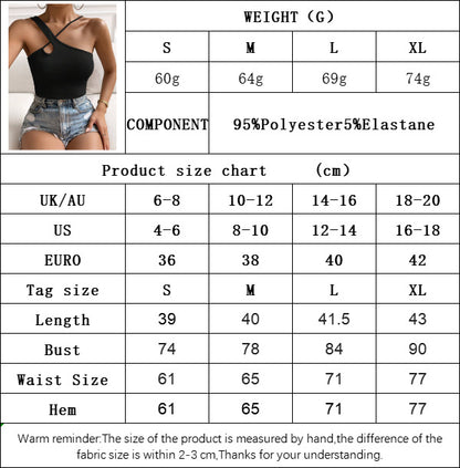 2025 new slim sexy hollow waffle ultra-short camisole top