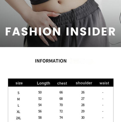 White pure cotton small vest suit bottoming sleeveless suspenders ladies spring summer autumn outer wear hot girl large size tops