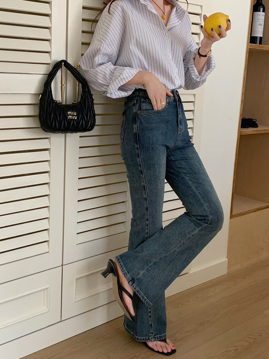 microflare jeans